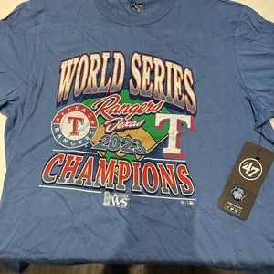 NWT Texas Ranger's World Series Champion Shirt - Size L